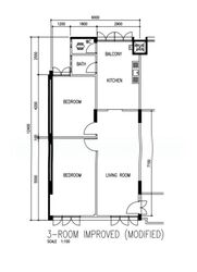Blk 57 New Upper Changi Road (Bedok), HDB 3 Rooms #564569401